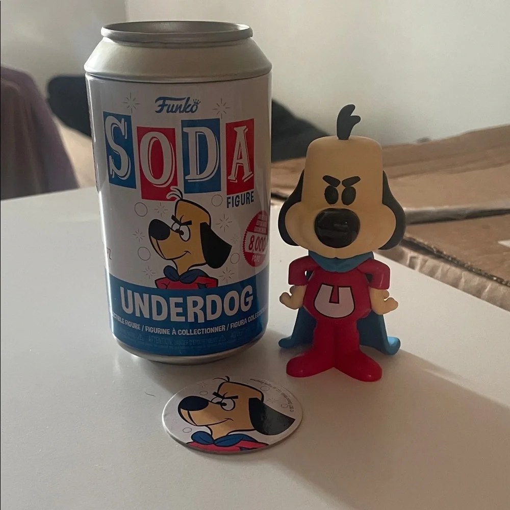 Funko Soda Underdog Figure in Red and Blue